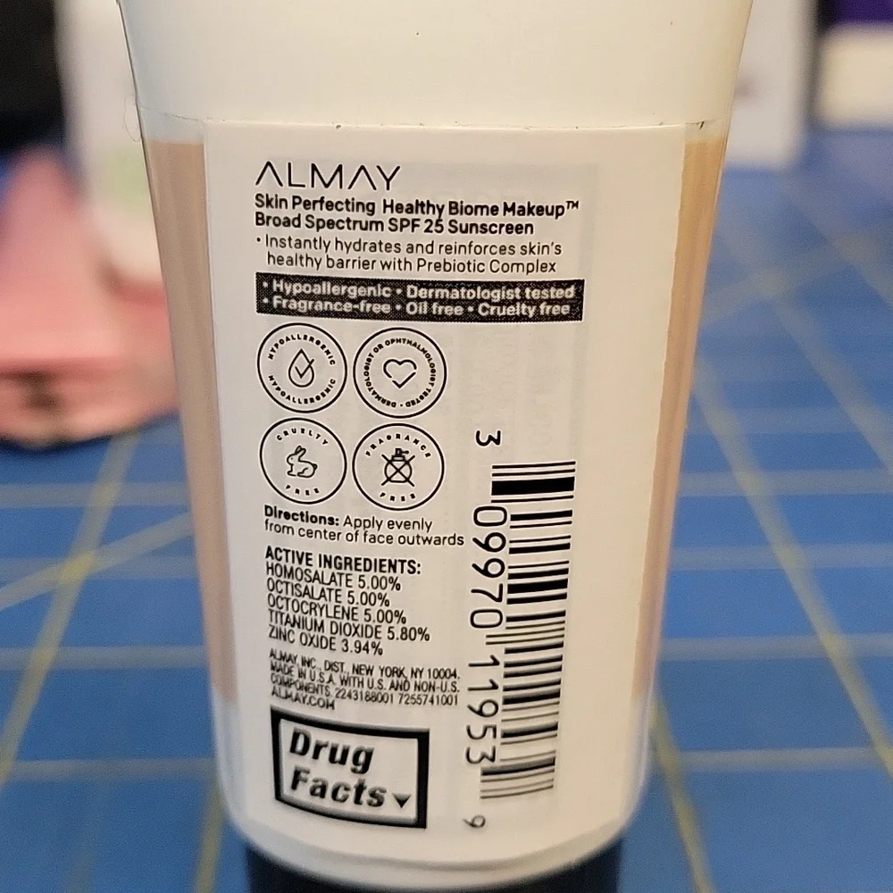 Almay Skin Perfecting Makeup 30ml New Sealed Tube 170 Mocha